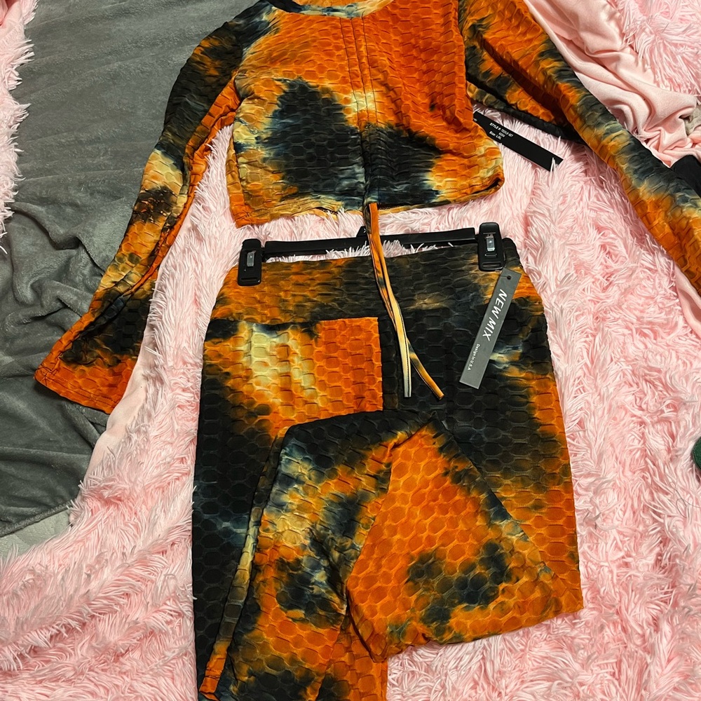 New 2 pcs leggings crop L-XL